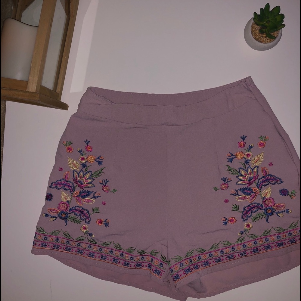 Embroidered Altar’d State Shorts